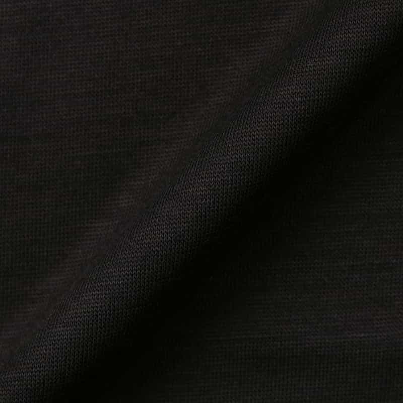 KANEMASA PHIL. KANEMASA PHIL.＜カネマサフィル＞ クルーネックカットソー BLACK