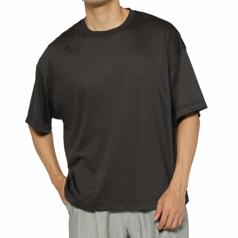 KANEMASA PHIL. KANEMASA PHIL.＜カネマサフィル＞ クルーネックカットソー GRAY