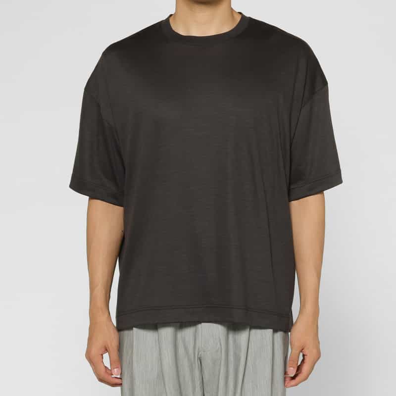 KANEMASA PHIL. KANEMASA PHIL.＜カネマサフィル＞ クルーネックカットソー GRAY