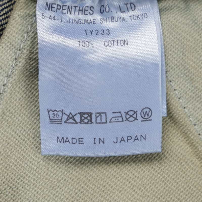 NEEDLES NEEDLES＜ニードルズ＞ ドローコード付きデニムパンツ INDIGO