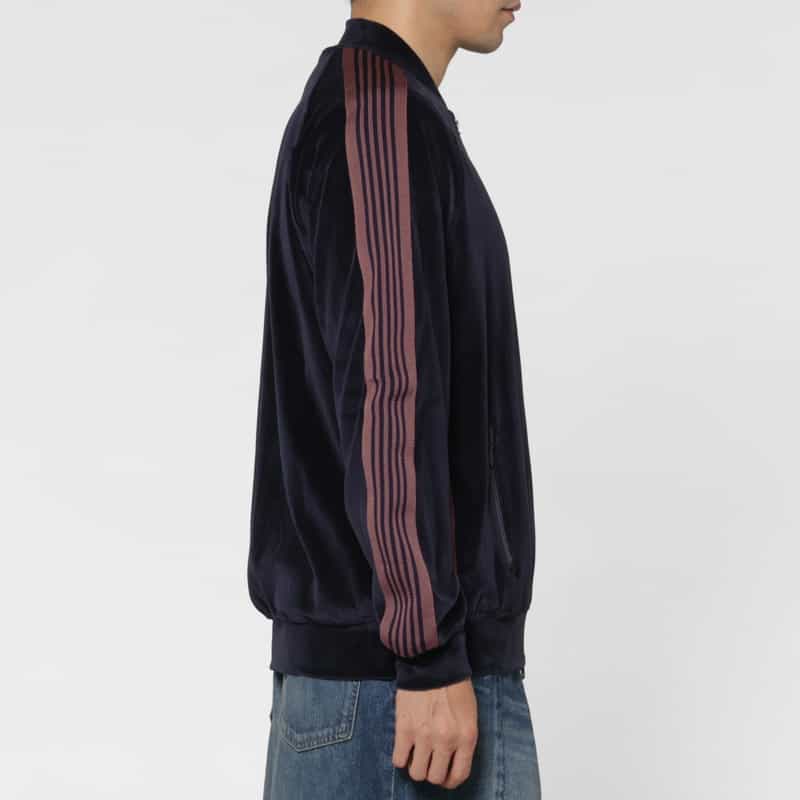 NEEDLES NEEDLES＜ニードルズ＞ スウェットトラックジャケット NAVY