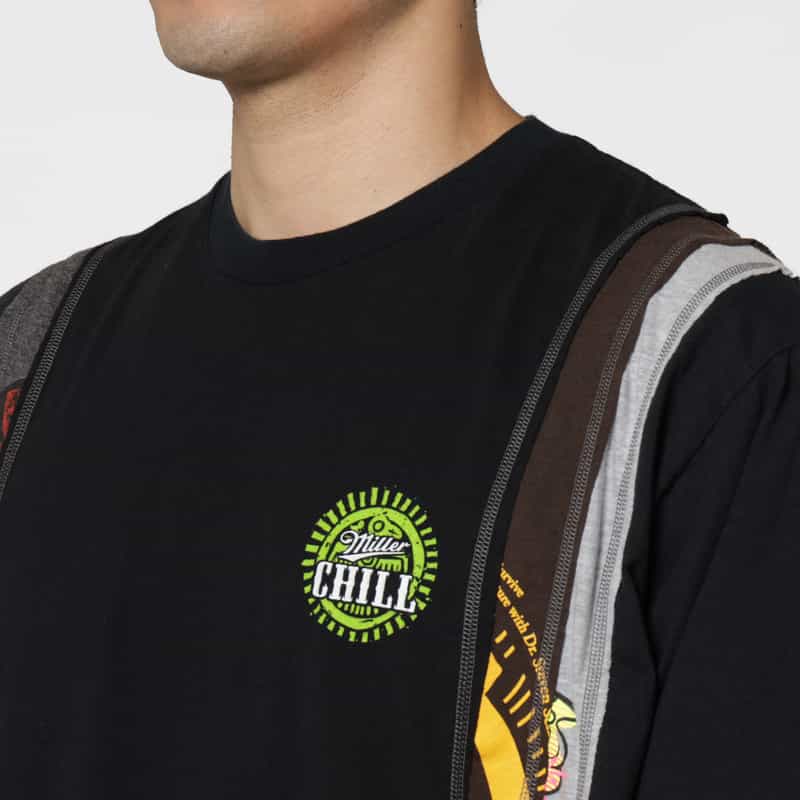 NEEDLES NEEDLES＜ニードルズ＞ コンビネーションカレッジTシャツ MULTI COLOR