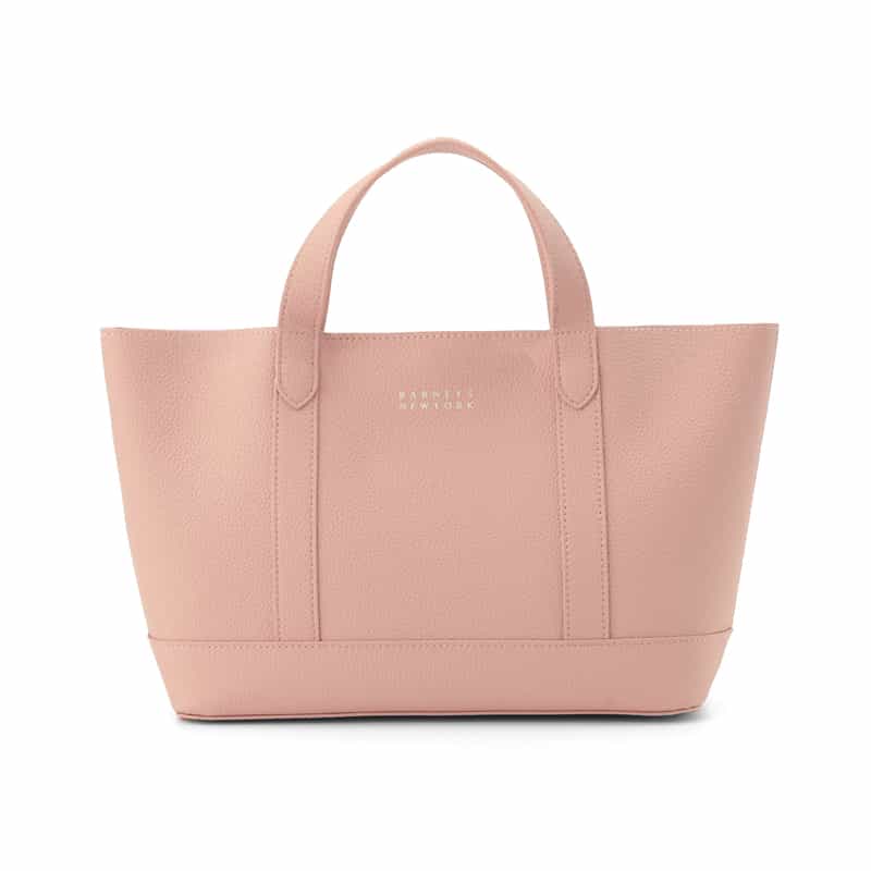 BARNEYS NEW YORK ロゴ入りマイクロファイバー ミニトートバッグ PINK