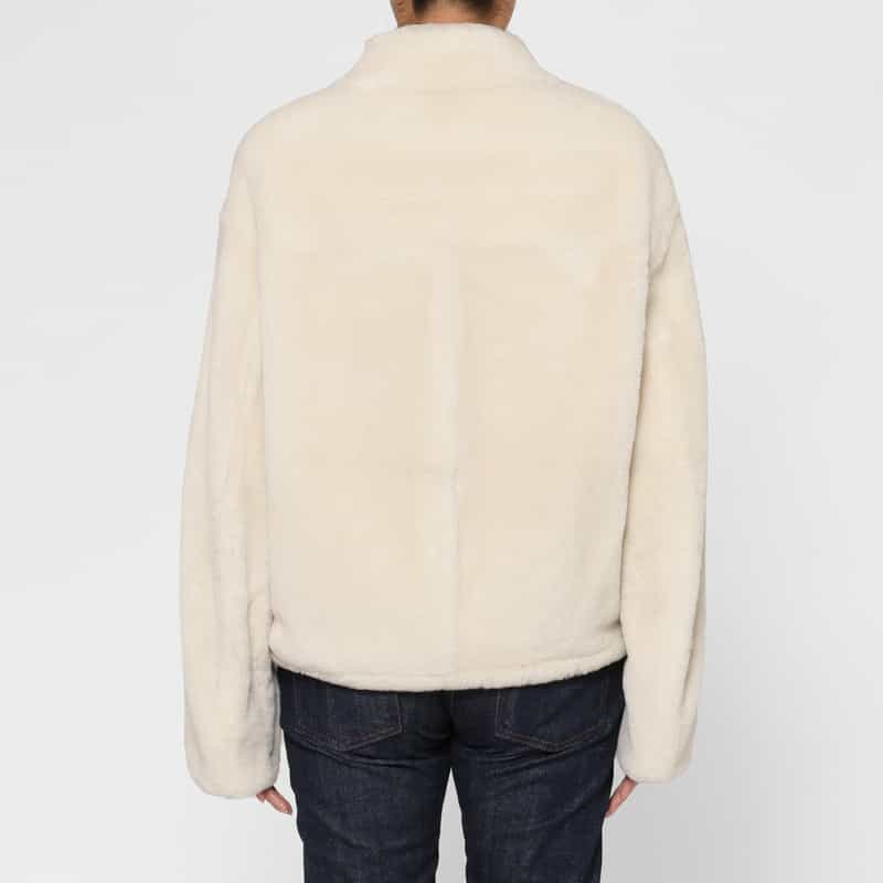 YVES SALOMON YVES SALOMON ＜イヴ サロモン＞ リバーシブル ムートンブルゾン IVORY