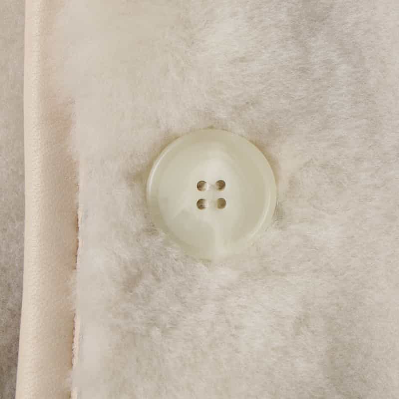 YVES SALOMON YVES SALOMON ＜イヴ サロモン＞ リバーシブル ムートンブルゾン IVORY