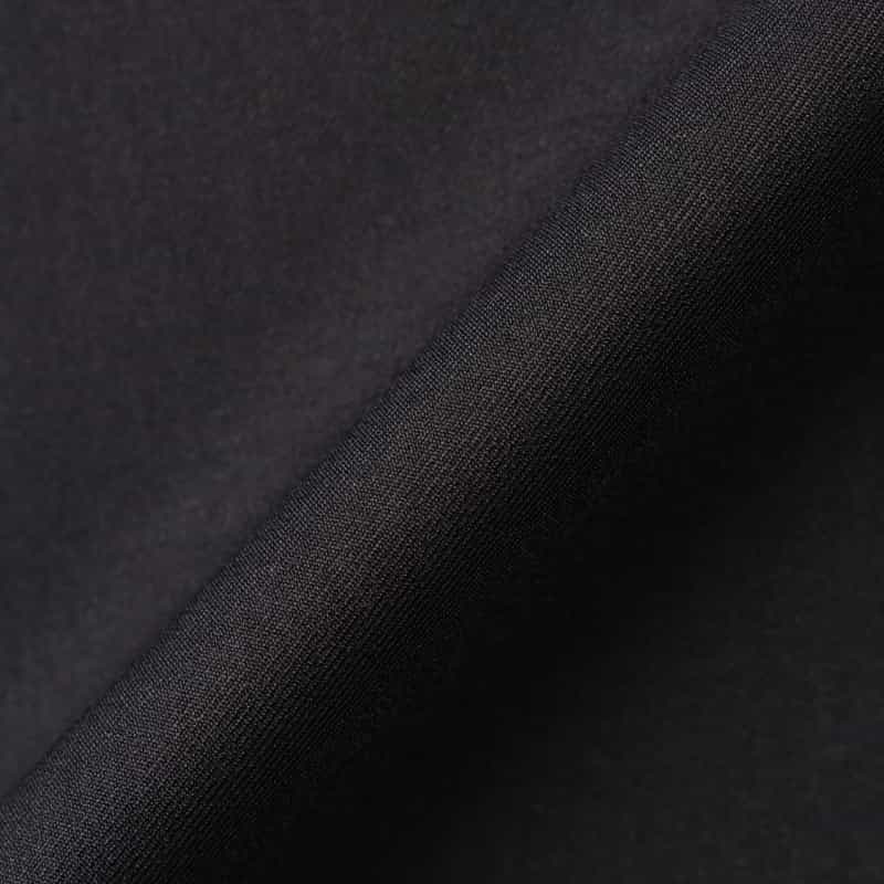 BARNEYS NEW YORK ウォッシャブル ドローストリング ワイドパンツ BLACK