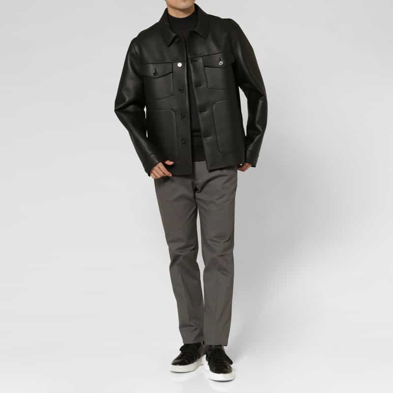 DESA 1972 DESA 1972＜デサ ナインティーンセブンティトゥー＞ レザージャケット BLACK