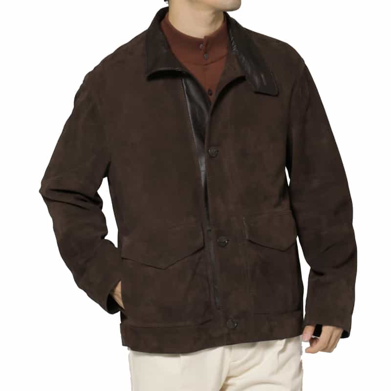 DESA 1972 DESA 1972＜デサ ナインティーンセブンティトゥー＞ スエードジャケット DARK BROWN