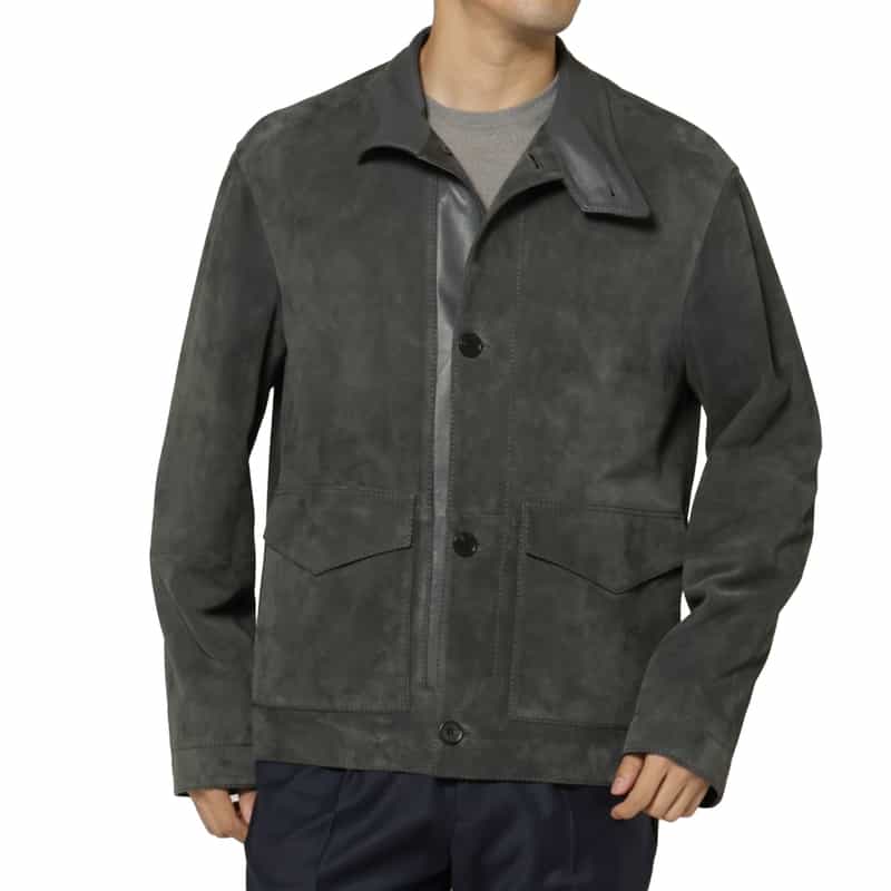DESA 1972 DESA 1972＜デサ ナインティーンセブンティトゥー＞ スエードジャケット DARK GRAY