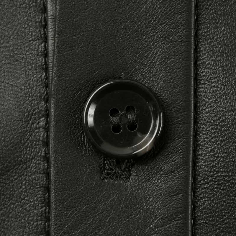 DESA 1972 DESA 1972＜デサ ナインティーンセブンティトゥー＞ レザーシャツジャケット BLACK