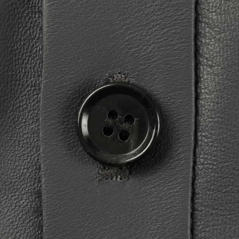 DESA 1972 DESA 1972＜デサ ナインティーンセブンティトゥー＞ レザーシャツジャケット DARK GRAY