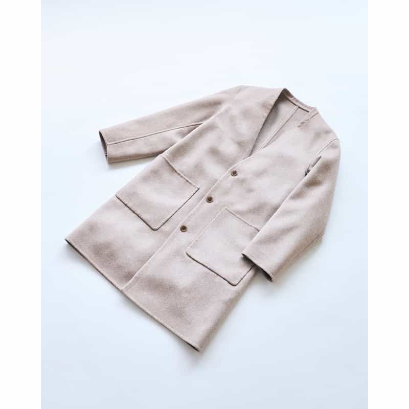 BARNEYS NEW YORK BARNEYS NEW YORK by IRENISA　ダブルフェイスコート BEIGE