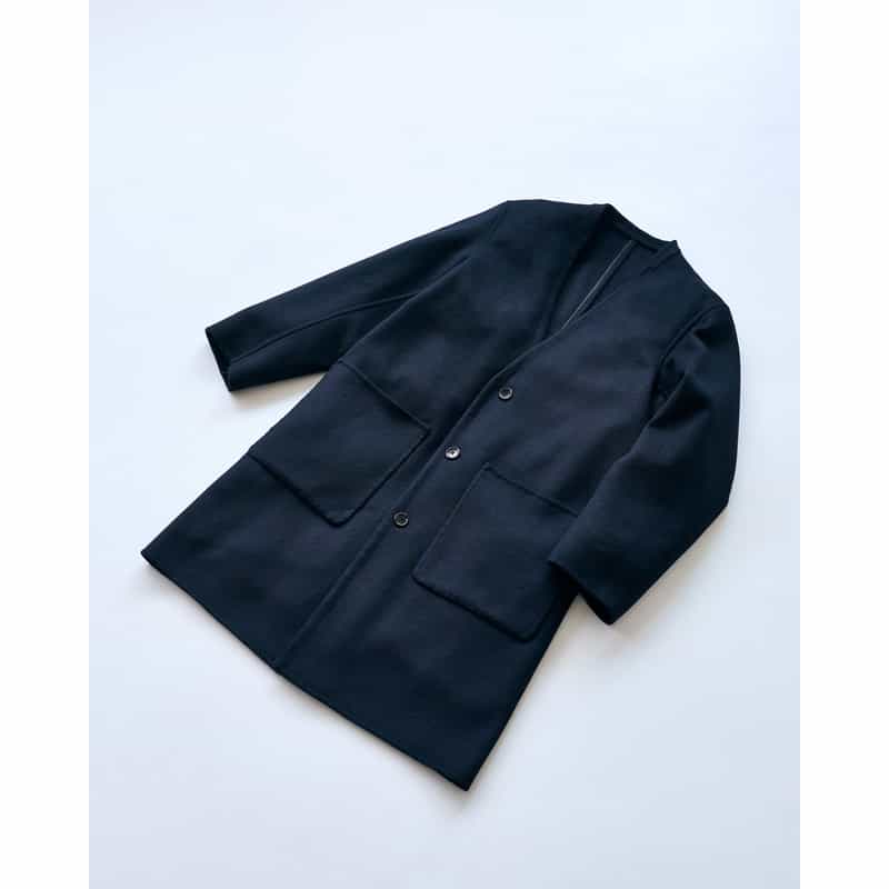 BARNEYS NEW YORK BARNEYS NEW YORK by IRENISA　ダブルフェイスコート BLACK