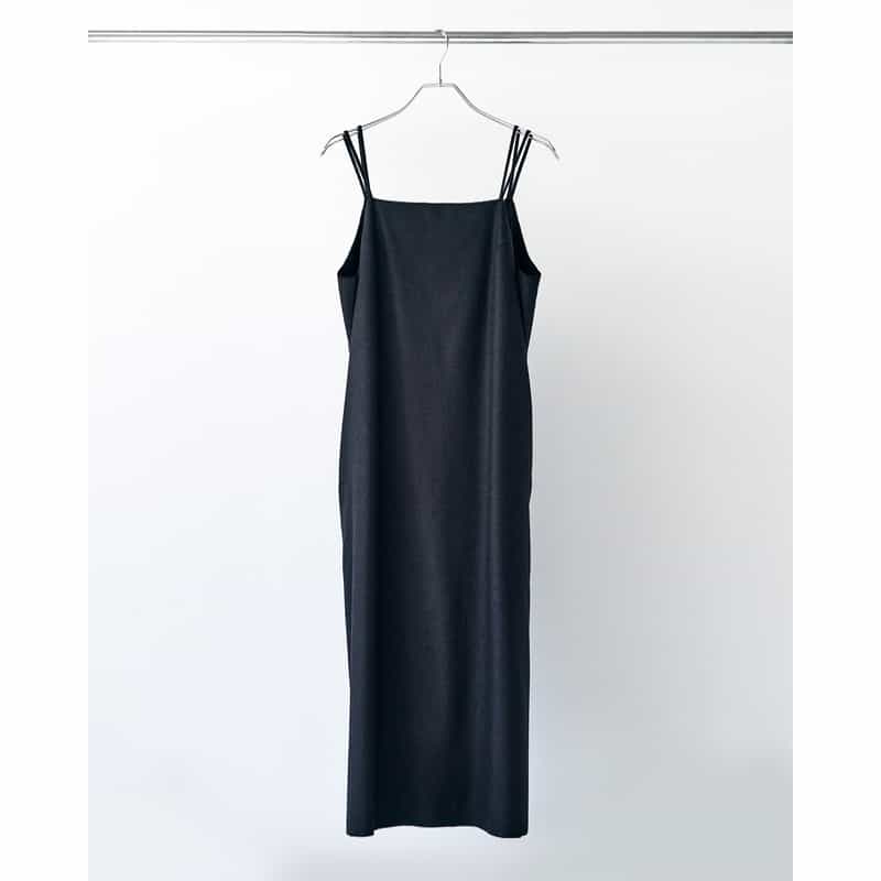 BARNEYS NEW YORK BARNEYS NEW YORK by IRENISA　キャミソールドレス DARK GRAY