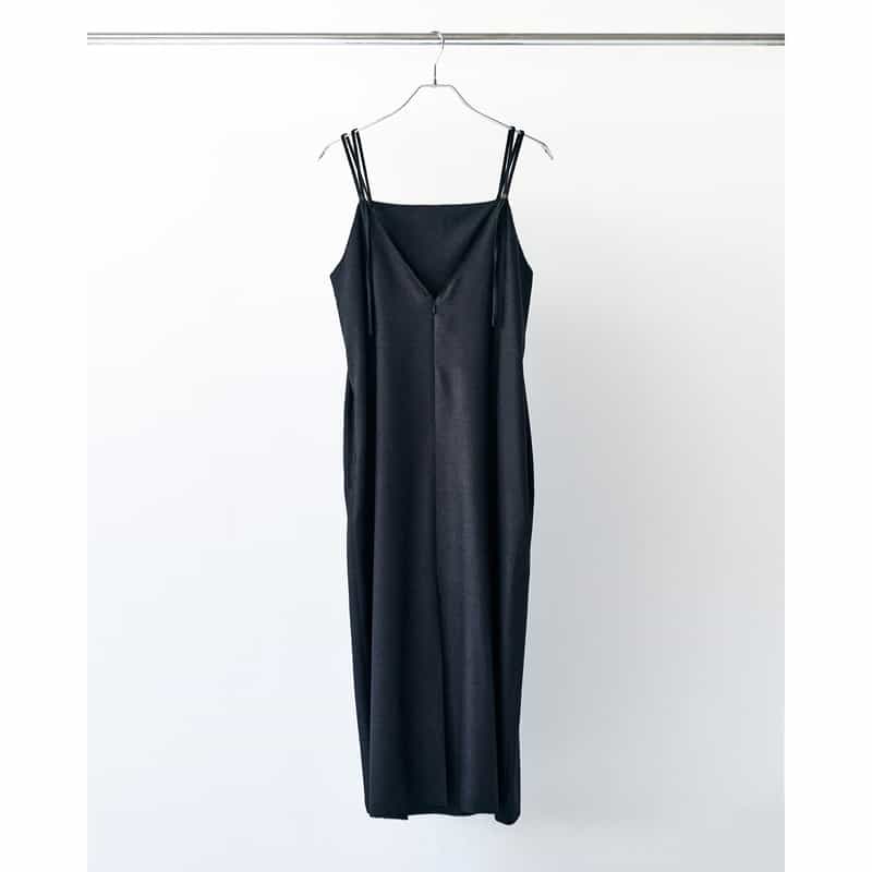 BARNEYS NEW YORK BARNEYS NEW YORK by IRENISA　キャミソールドレス DARK GRAY