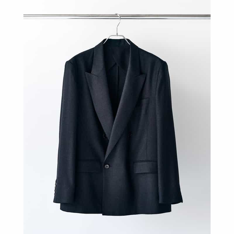BARNEYS NEW YORK BARNEYS NEW YORK by IRENISA　ダブルブレストジャケット DARK GRAY