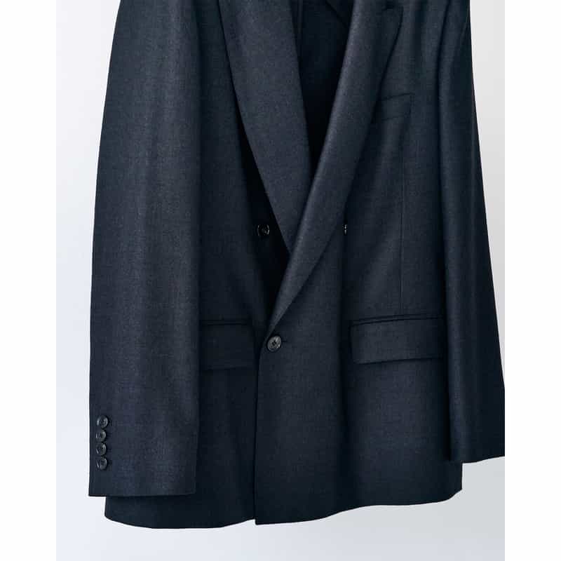 BARNEYS NEW YORK BARNEYS NEW YORK by IRENISA　ダブルブレストジャケット DARK GRAY