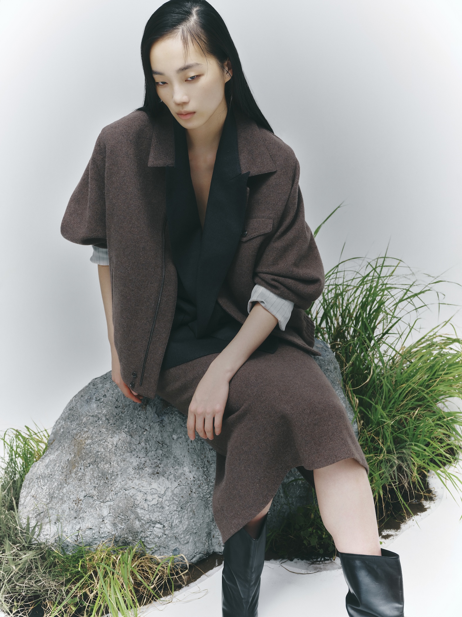 BARNEYS NEW YORK by IRENISA　ジップアップジャージージャケット