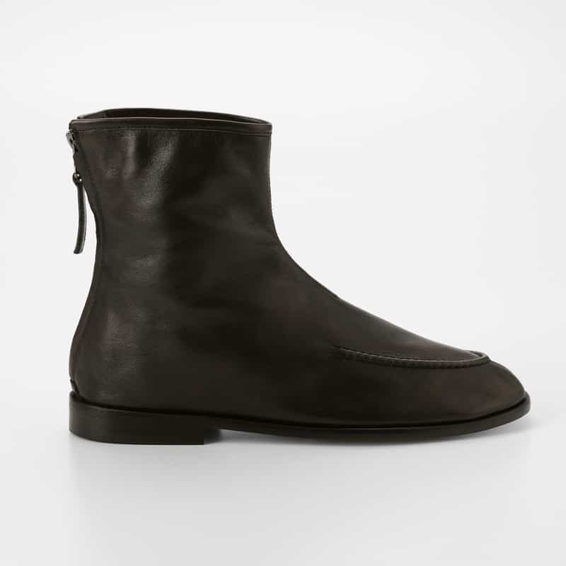 HEREU HEREU ＜ヘリュー＞ フラットショートブーツ "JULIOL" BLACK