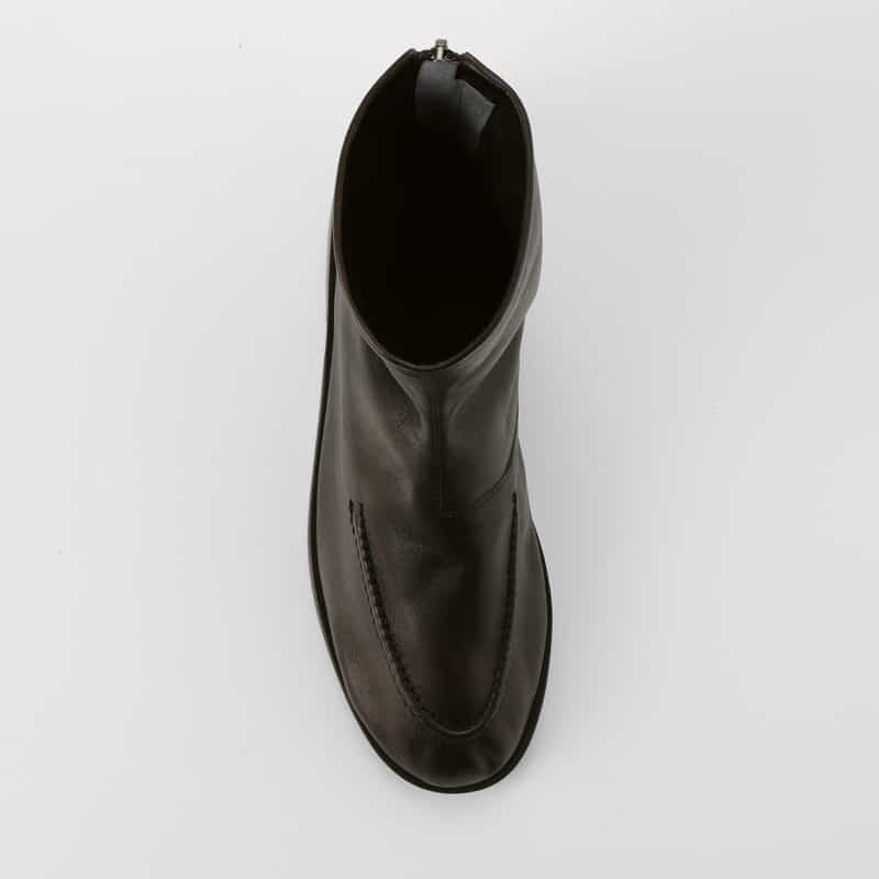 HEREU HEREU ＜ヘリュー＞ フラットショートブーツ "JULIOL" BLACK