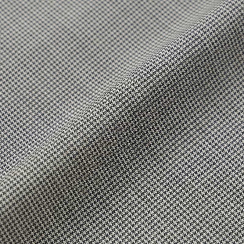 BARNEYS NEW YORK ウォッシャブル 千鳥格子柄 バイアスパンツ GRAY
