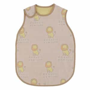 ベビーライオン柄 6重ガーゼ スリーパー