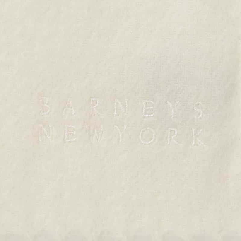 BARNEYS NEW YORK カシミヤマフラー WHITE