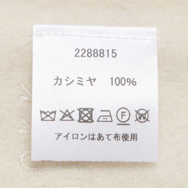 BARNEYS NEW YORK カシミヤマフラー WHITE