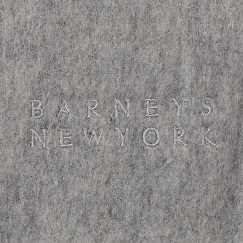 BARNEYS NEW YORK カシミヤマフラー GRAY