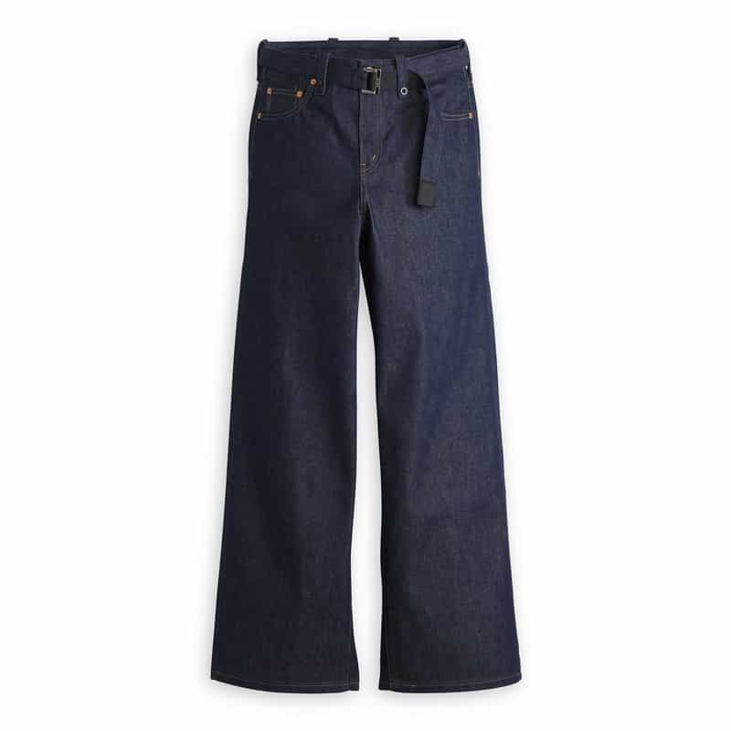 SACAI SACAI ＜サカイ＞ リーバイス コラボレート ワイドデニムパンツ NAVY