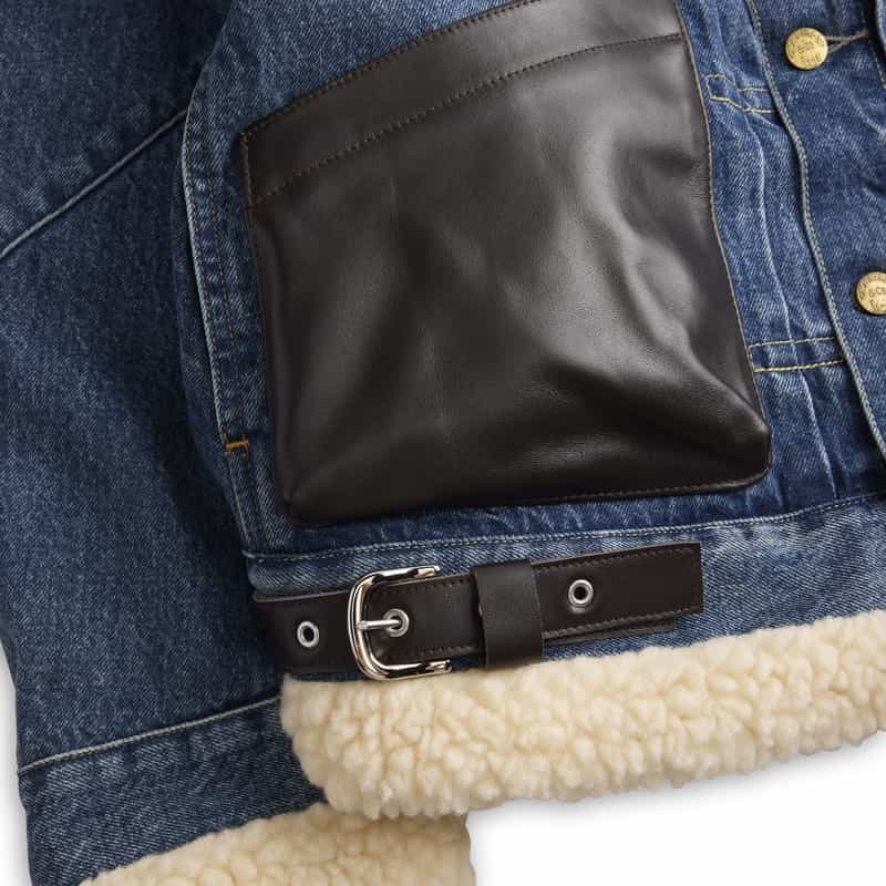 SACAI SACAI ＜サカイ＞ リーバイス コラボレート コンビネーションデニムジャケット BLUE