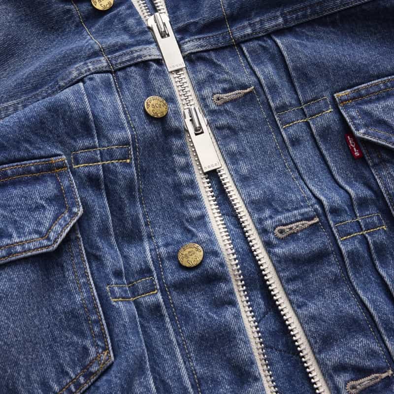 SACAI SACAI ＜サカイ＞ リーバイス コラボレート デニムジャケット BLUE