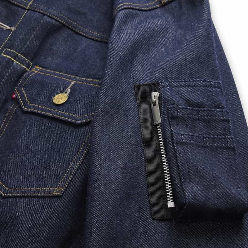 SACAI SACAI ＜サカイ＞ リーバイス コラボレート デニムジャケット NAVY