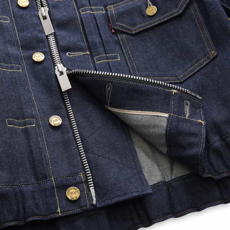 SACAI SACAI ＜サカイ＞ リーバイス コラボレート デニムジャケット NAVY