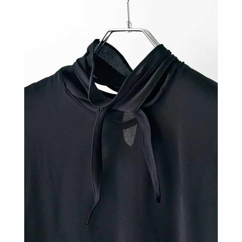 BARNEYS NEW YORK BARNEYS NEW YORK by KANAKO SAKAI　サテンボウタイカットソー BLACK