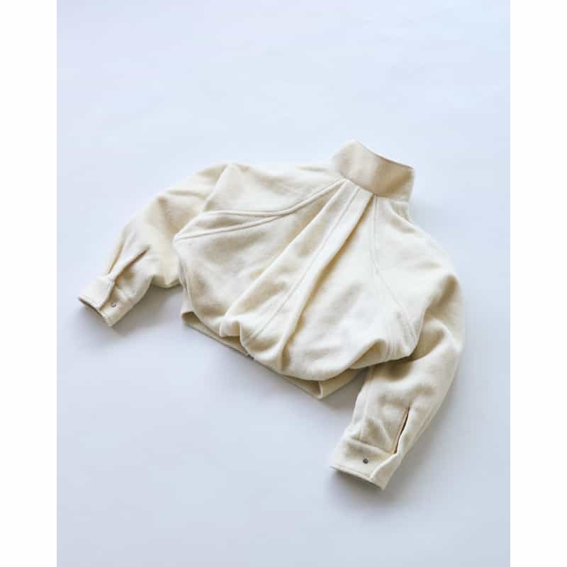 BARNEYS NEW YORK BARNEYS NEW YORK by KANAKO SAKAI　モヘヤシャギーブルゾン WHITE