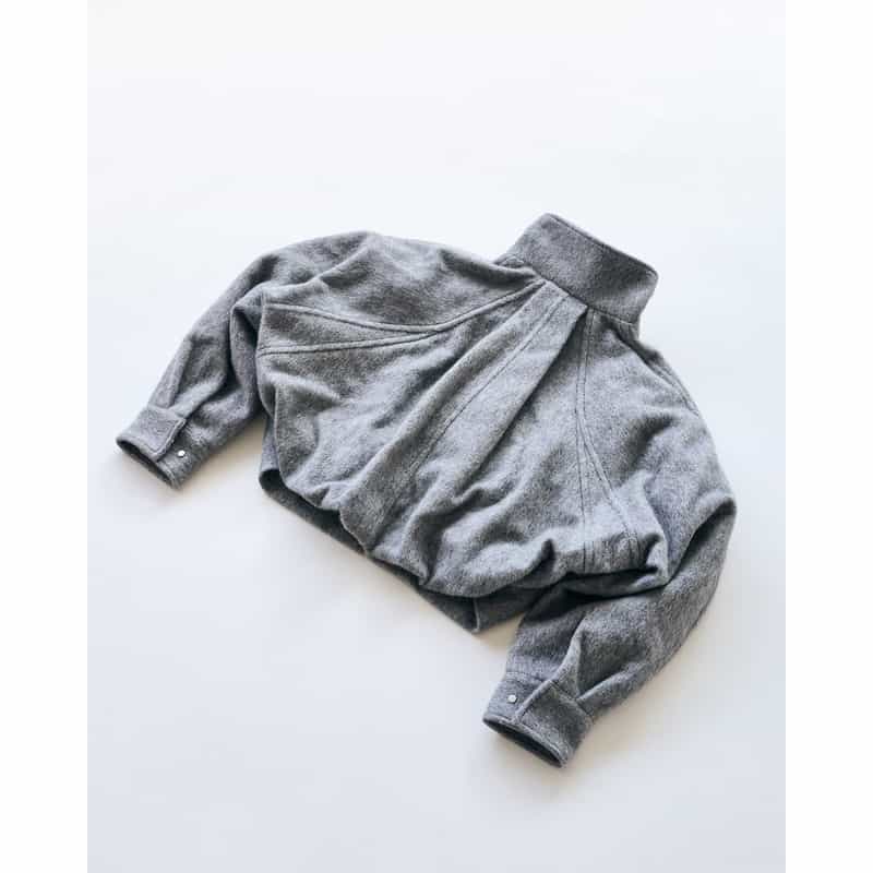 BARNEYS NEW YORK BARNEYS NEW YORK by KANAKO SAKAI　モヘヤシャギーブルゾン GRAY