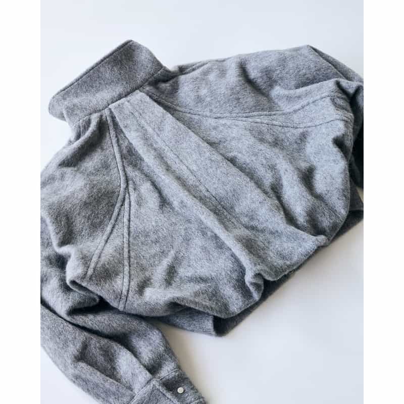 BARNEYS NEW YORK BARNEYS NEW YORK by KANAKO SAKAI　モヘヤシャギーブルゾン GRAY