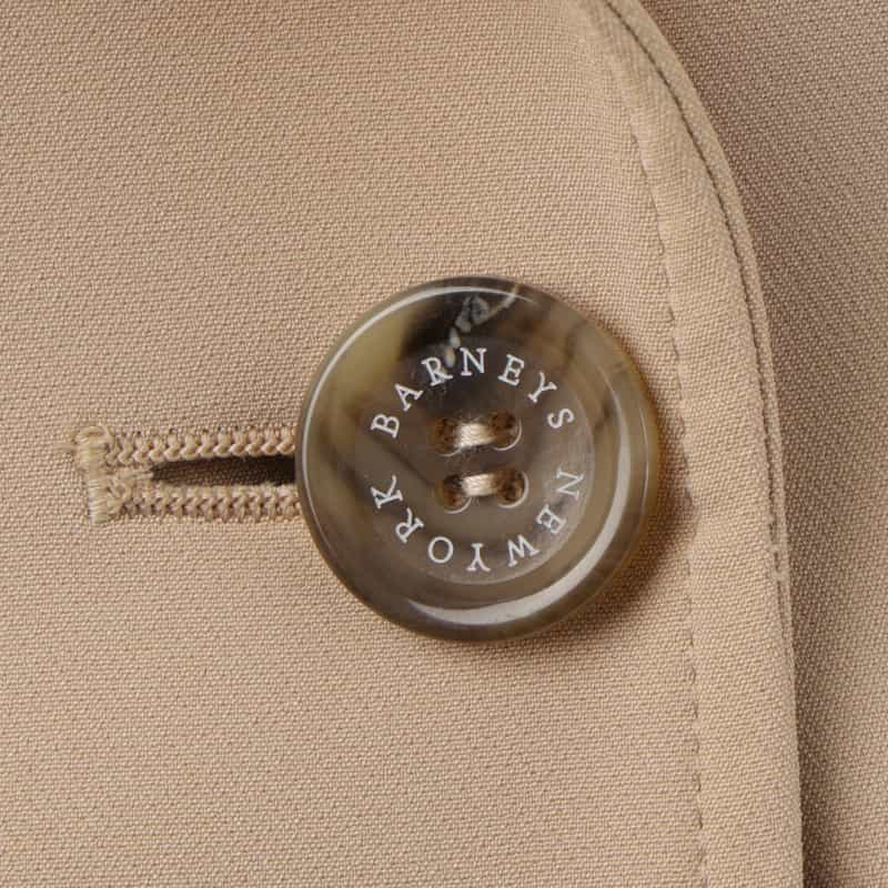 BARNEYS NEW YORK 異素材コンビネーション ベルテッド ロングジレ CAMEL