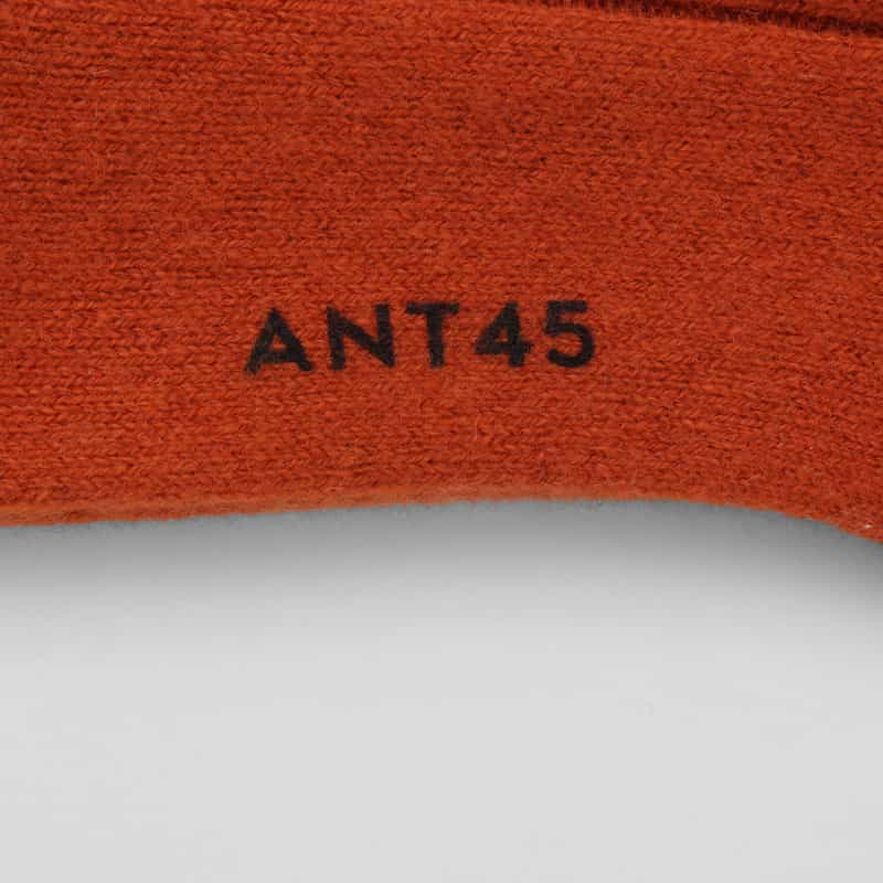 ANT45 ANT45 ＜アント クワランタチンクエ＞ カシミヤ混リブソックス ORANGE