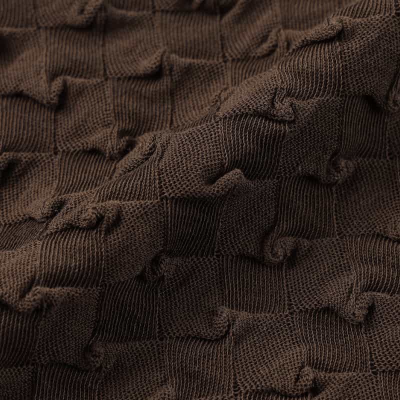 OPEN SESAME CLUB OPEN SESAME CLUB ＜オープン セサミ クラブ＞ シアーツイストニットプルオーバー BROWN