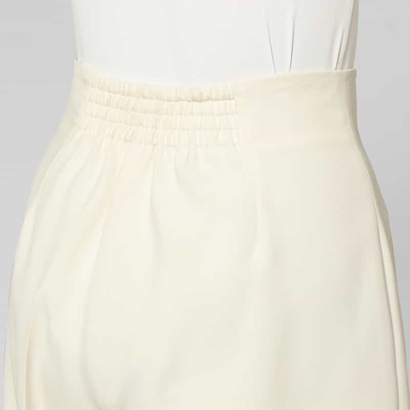 BARNEYS NEW YORK セットアップ ダブルクロス 2タックワイドパンツ OFF WHITE
