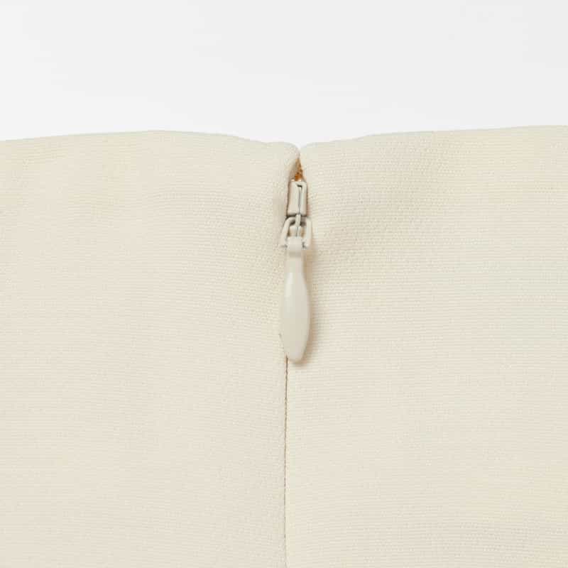 BARNEYS NEW YORK セットアップ ダブルクロス 2タックワイドパンツ OFF WHITE