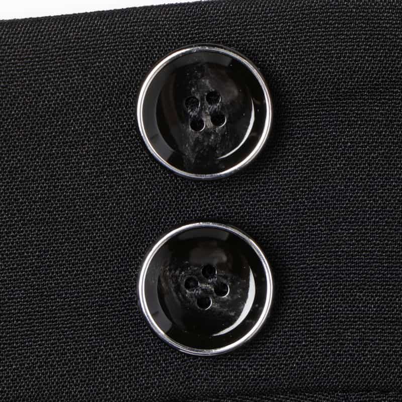 BARNEYS NEW YORK セットアップ ダブルクロス フレアスカート BLACK
