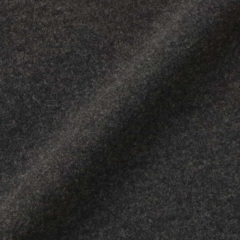 BARNEYS NEW YORK セットアップ ウォッシャブル メルトン風素材ブラウス DARK GRAY
