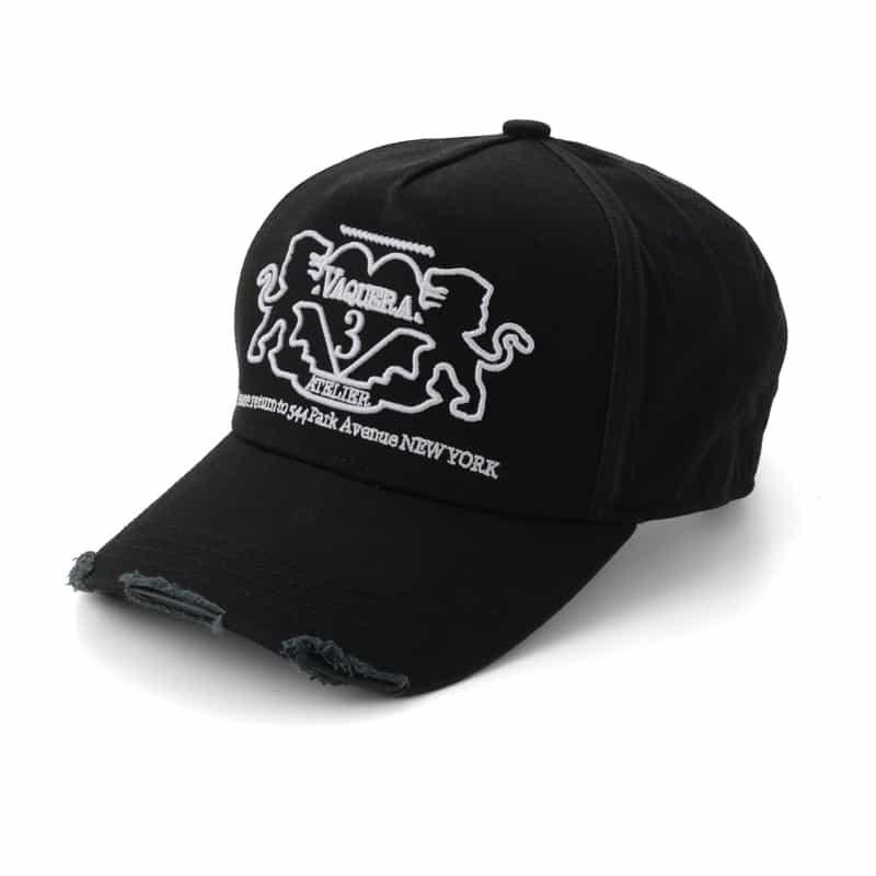 VAQUERA VAQUERA ＜ヴァケラ＞ ベースボールキャップ BLACK