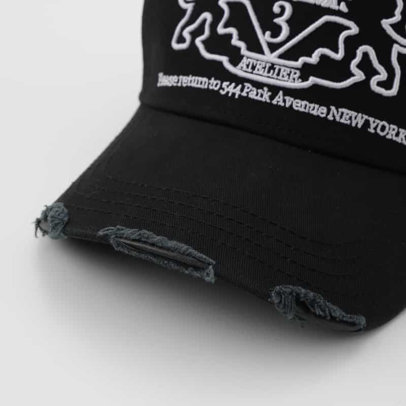 VAQUERA VAQUERA ＜ヴァケラ＞ ベースボールキャップ BLACK