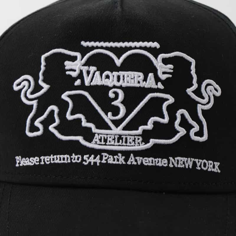 VAQUERA VAQUERA ＜ヴァケラ＞ ベースボールキャップ BLACK