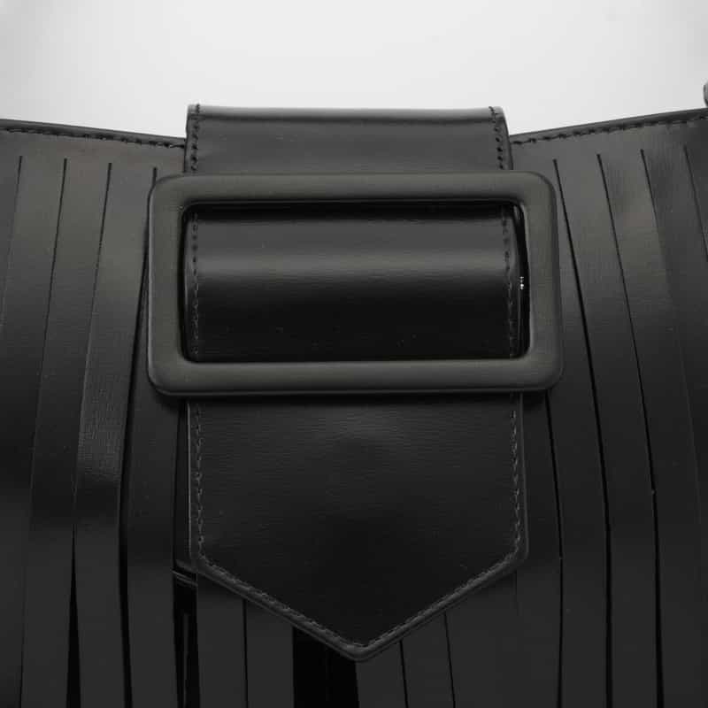 VAQUERA VAQUERA ＜ヴァケラ＞ フリンジデザインワンハンドルバッグ BLACK