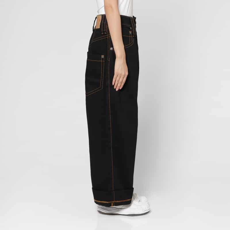 VAQUERA VAQUERA ＜ヴァケラ＞ ステッチデザインデニムパンツ BLACK